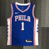 24-25 76ERS EMBIID #1 White City Edition Top Quality Hot Pressing NBA Jersey