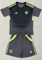 25-26 Celtic Gray Black Goalkeeper Kids Soccer Jersey 1:1 Thai Quality 25-26 Celtic Gray Black Goalkeeper Kids Soccer Jersey 1:1 Thai Quality
