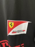 2025 F1 Ferrari New Pattern Black Short Sleeve Racing Suit