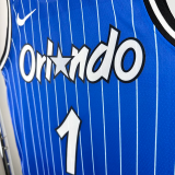 2018-2019 Magic HARDAWAY #1 Blue Retro Top Quality Hot Pressing NBA Jersey