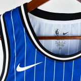 2018-2019 Magic WAGNER #22 Blue Retro Top Quality Hot Pressing NBA Jersey