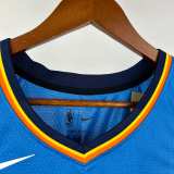22-23 OKC Thunder WILLIAMS #8 Blue Top Quality Hot Pressing NBA Jersey