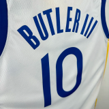 22-23 WARRIORS BUTLERIII #10 White Top Quality Hot Pressing NBA Jersey (V领)