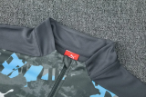 25-26 Man City High Quality Half Pull Tracksuit