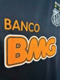 2012-2013 Santos FC Black Retro Soccer Jersey