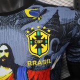 25-26 Brazil Black Red Special Edition Player Version Soccer Jersey