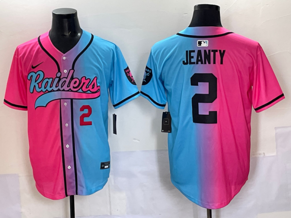 2025 MLB Las Vegas Raiders New Pattern Jersey
