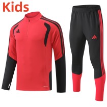 2026 AD Red Kids Half Pull Tracksuit 2026 AD Red Kids Half Pull Tracksuit