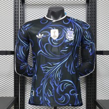 2026 World Cup Argentina Away Player Version  Long sleeves Soccer Jersey*球员长袖