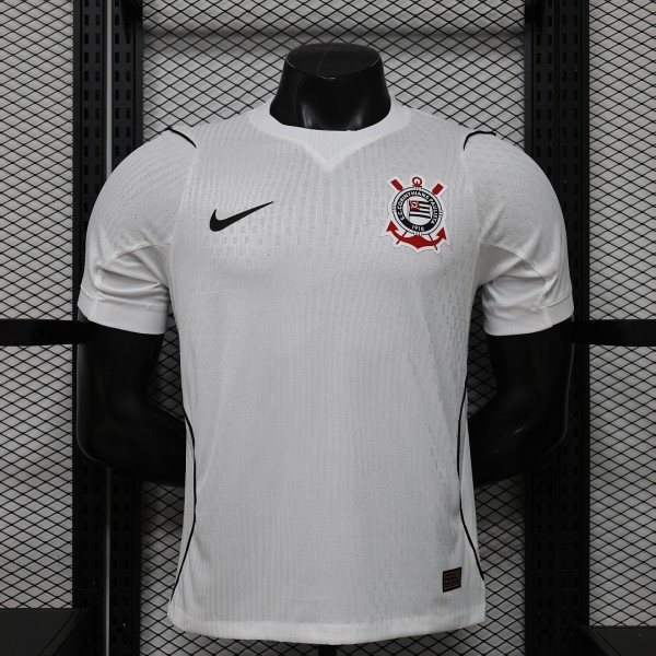 26-27 Corinthians Home Player Version Soccer Jersey