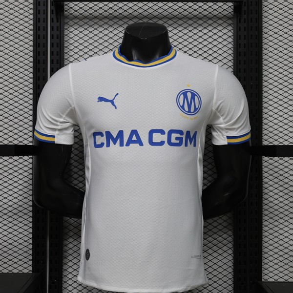 26-27 Marseille  Home Player Version Soccer Jersey
