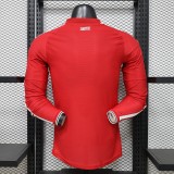 26-27 Man Utd Home Long sleeves Player Version Soccer Jersey