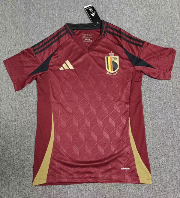 2024 Belgium European Cup Home Fans Soccer Jersey