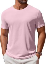 COOFANDY Men's T Shirt Short Sleeve Crew Neck T-Shirt Casual Summer Classic Basic Tee Shirts COOFANDY