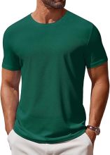 COOFANDY Men's T Shirt Short Sleeve Crew Neck T-Shirt Casual Summer Classic Basic Tee Shirts COOFANDY