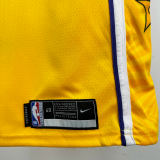 Lakers DONCIC #77 Yellow Top Quality Hot Pressing NBA Jersey(V领)