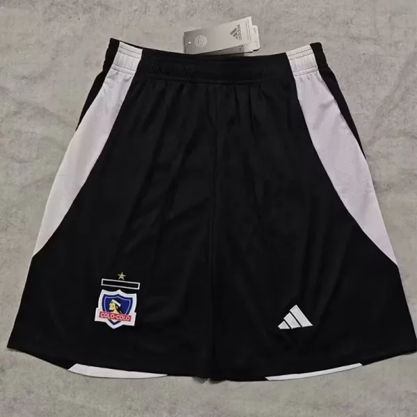 25-26 Colo-Colo Home Black Shorts Pants