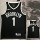 22-23 NETS BRIDGES #1 Black Top Quality Hot Pressing NBA Jersey