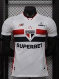 2026 Sao Paulo Home Player Version Soccer Jersey