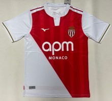 25-26 Monaco Home Fans Soccer Jersey