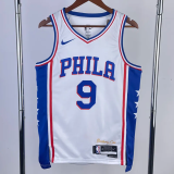 22-23 76ERS OUBRE JR. #9 White Top Quality Hot Pressing NBA Jersey
