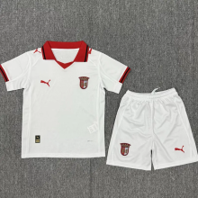 25-26 Braga Away Kids Soccer Jersey 1:1 Thai Quality