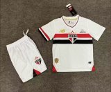25-26 Sao Paulo Home Kids Soccer Jersey*无广告版