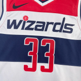 22-23 Wizards KUZMA #33 White Top Quality Hot Pressing NBA Jersey