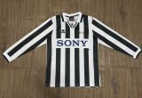 1995-1996 JUV Home Long Sleeve Retro Soccer Jersey