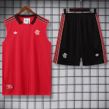 25-26 Flamengo High Quality Tank Top And Shorts Suit