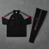 2025 AD Black Jacket Tracksuit