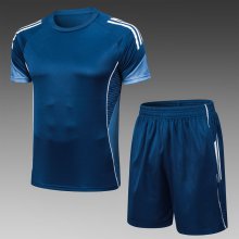 2025 No Label Player Version Training Short Suit —Royal blue 宝蓝色 无标