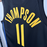 24-25 WARRIORS THOMPSON #11 Black Top Quality Hot Pressing NBA Jersey (Trapeze Edition) 飞人版