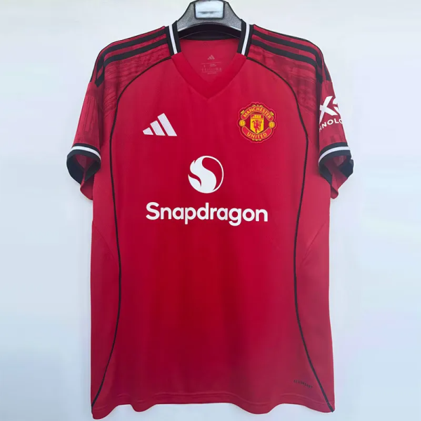 25-26 Man Utd Home Fans Soccer Jersey