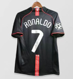 RONALDO 7 #2007-2008 Man Utd Third UCL Edition Retro Soccer Jersey (欧冠决赛版)