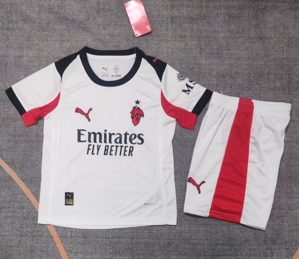 25-26 ACM Away Kids Soccer Jersey