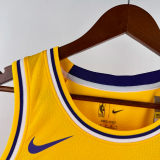 22-23 LAKERS EUNCHAE #01 Yellow Top Quality Hot Pressing NBA Jersey