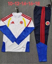 26-27 Colombia High Quality Kids Half Pull Tracksuit