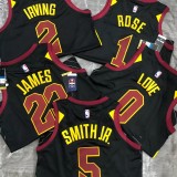 CLEVELAND SMITH JR. # 5 Black Top Quality Hot Pressing NBA Jersey