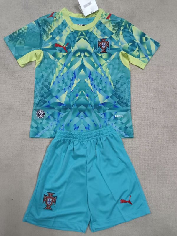 2026 Portugal GoalKeeper Kids Soccer Jersey