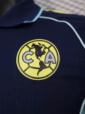 25-26 Club America Royal Blue Player Version Training Shirts 1:1 Thai Quality