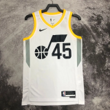 22-23 JAZZ MITCHELL #45 White Top Quality Hot Pressing NBA Jersey