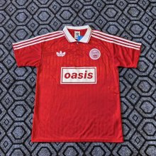 2026 AD Oasis Joint Edition Red Retro Version Polo Short Sleeve