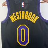 23-24 LAKERS WESTBROOK #0 Black City Edition Top Quality Hot Pressing NBA Jersey