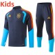 26-27 Spain High Quality Kids Half Pull Tracksuit