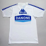 1990-1992 Retro White Soccer Jersey