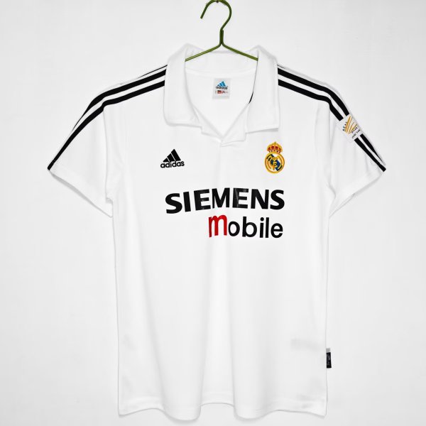 2002-2003 RMA Home Retro Soccer Jersey