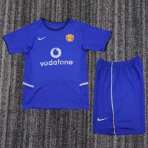 2002-2003 Man Utd Third Retro Kids Soccer Jersey