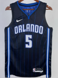22-23 Magic BANCHERO #5 Black Top Quality Hot Pressing NBA Jersey