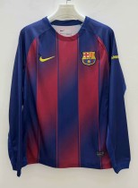 25-26 BAR Home Long Sleeve Fans Soccer Jersey*空白版